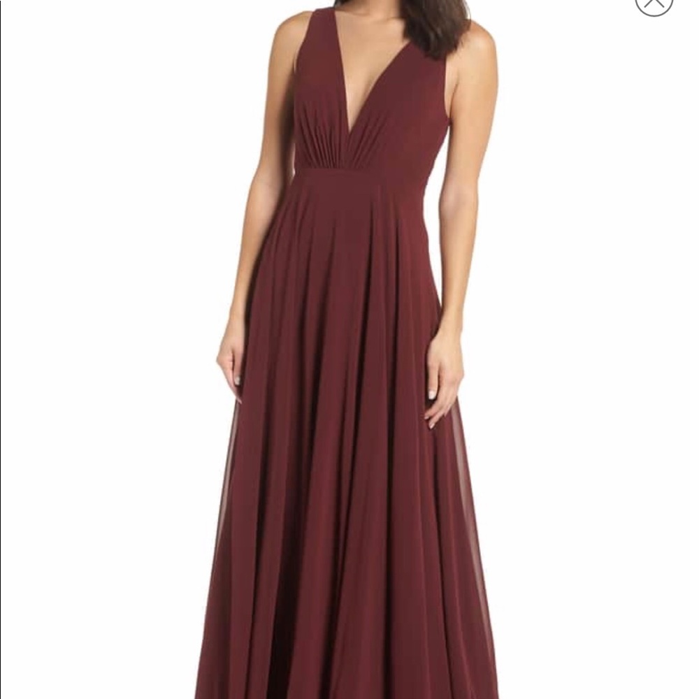 Jenny Yoo gown (bridesmaid dress) from Nordstrom